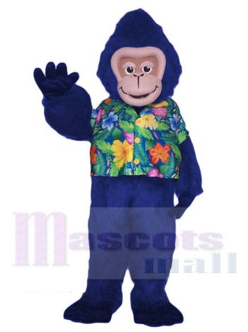 Gorilla Affe maskottchen kostüm