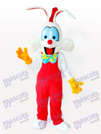 Droll Clown Bunny Maskottchen Kostüm für Erwachsene