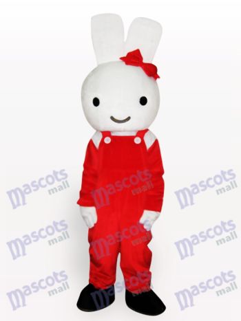 Ostern rotes Kaninchen Tier Maskottchen Kostüm