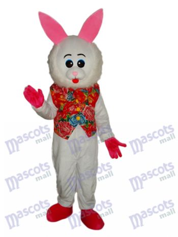 Ostern Pelz Gesicht Kaninchen Maskottchen Erwachsene Kostüm Tier