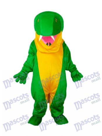 Green Snake Maskottchen Adult Kostüm Tier