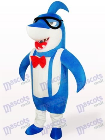 Blaue Großkopf Shark Tier Adult Maskottchen kostüm