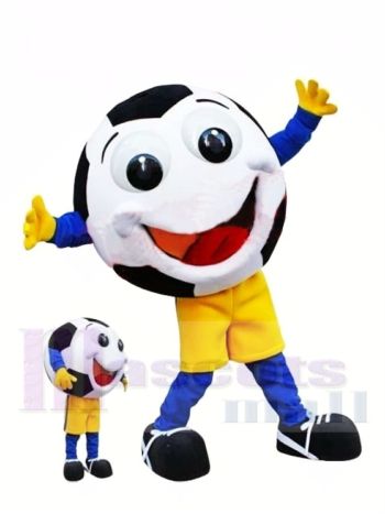 Glücklicher Fußball Maskottchen Kostüm