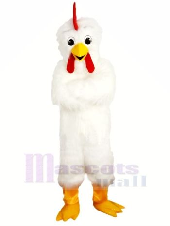 Funky Weiß Hähnchen Maskottchen Kostüme Billig