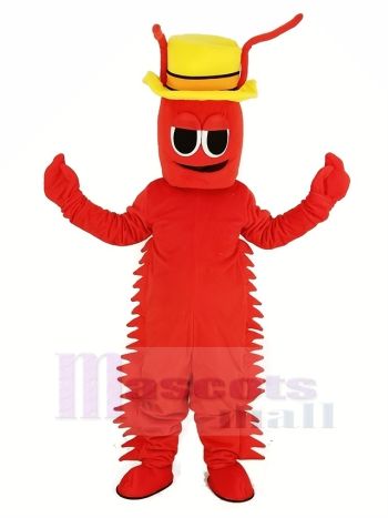 rot Conrad Crawdad Maskottchen Kostüm
