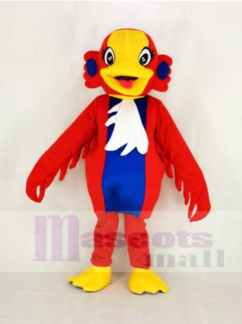 Gelb Kopf rot Schwan Vogel Maskottchen Kostüm Schule