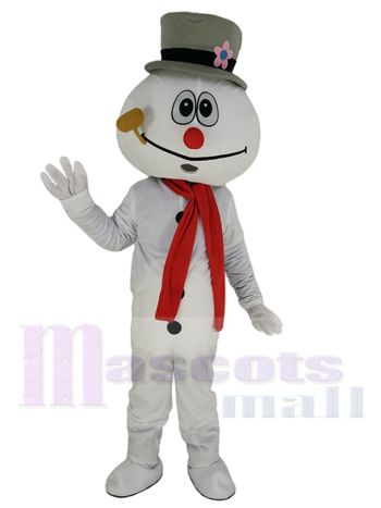 Schneemann maskottchen kostüm