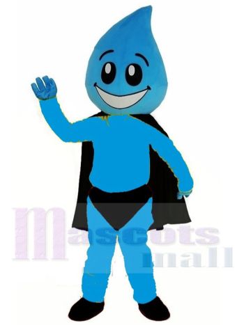 Wassertropfen Superman maskottchen kostüm