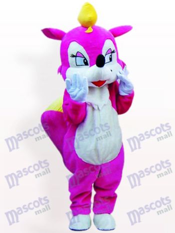 Rose Eichhörnchen Tier Maskottchen Kostüm