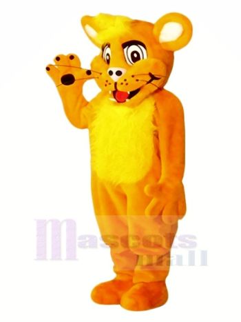 Lächelnd Löwe Maskottchen Kostüme Karikatur