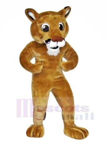 Leistung Braun Löwe Maskottchen Kostüme Karikatur