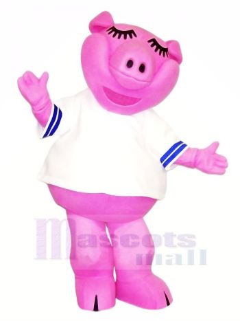 Hoch Qualität Rosa Schwein Maskottchen Kostüme Billig
