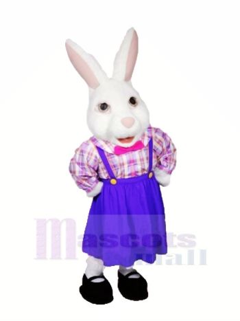 Dame Ostern Hase Maskottchen Kostüme Karikatur