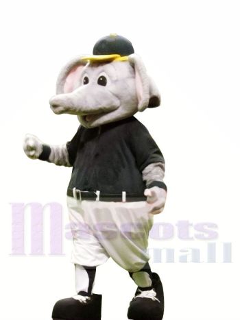 Sport Elefant mit Gelb Hut Maskottchen Kostüme Tier
