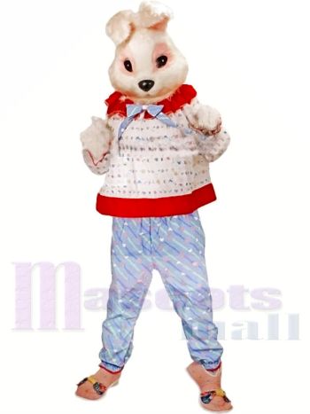 Süß Rosa Hase Maskottchen Kostüme