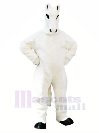 Weiß Pferd Maskottchen Kostüme Erwachsene