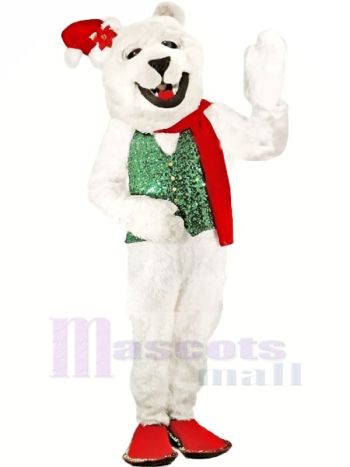 Urlaub Polar Bär Maskottchen Kostüme Karikatur