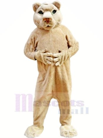 Hellbraun gefärbt Löwe Maskottchen Kostüme Erwachsene
