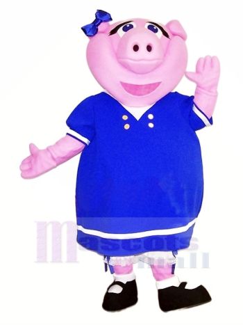Penny Schwein Maskottchen Kostüme Karikatur