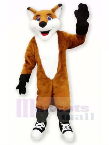 Lächelnd Fuchs Maskottchen Kostüme Karikatur