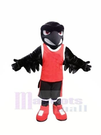 Sport Schwarz Rabe Maskottchen Kostüme Karikatur