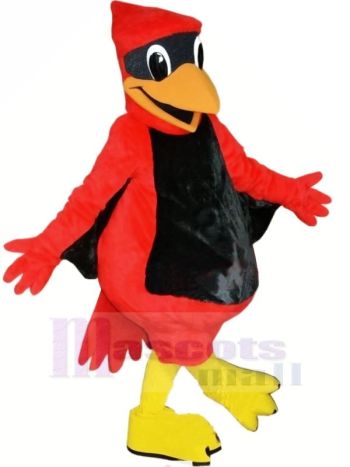 rot Leicht Kardinal Maskottchen Kostüme Karikatur