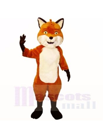 Lächelnd Freundlich Leicht Fuchs Maskottchen Kostüme Karikatur