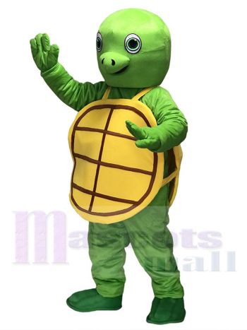 Neue grüne glückliche Schildkröte Maskottchen Kostüme
