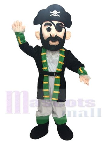  Grüner Manschettenkapitän Blythe Pirat Maskottchen Kostüm