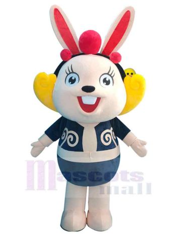 Hase maskottchen kostüm