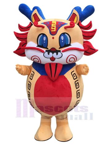 Drachen maskottchen kostüm