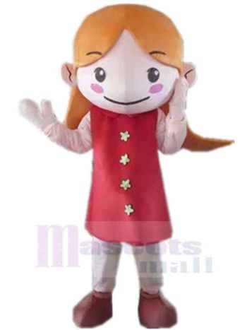 Mädchen maskottchen kostüm
