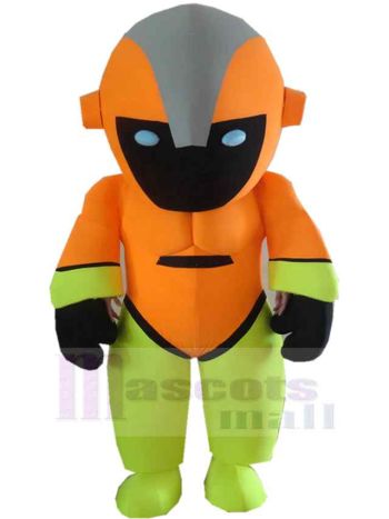 Roboter maskottchen kostüm