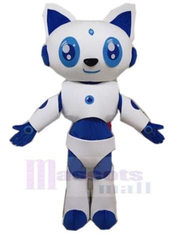 Roboter maskottchen kostüm