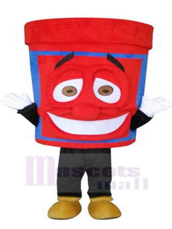 Mülleimer maskottchen kostüm