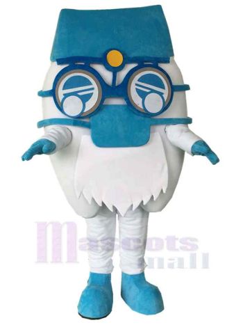 Zahn maskottchen kostüm