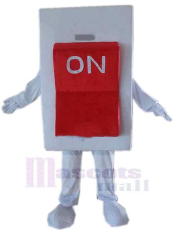 Stromschalter maskottchen kostüm
