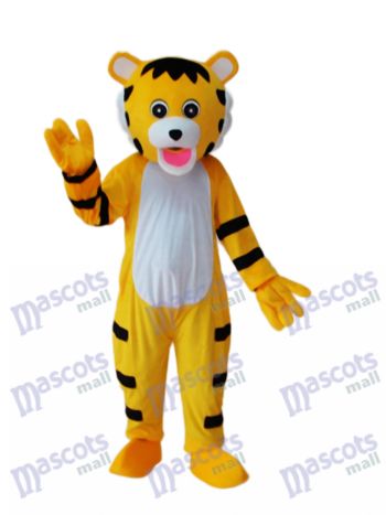 Kleine Tiger Maskottchen Erwachsene Kostüm Tier