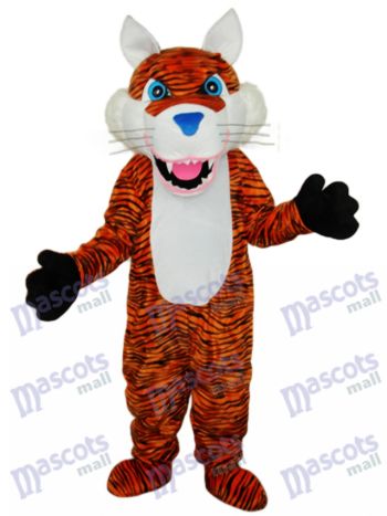 Brown Tiger Maskottchen Erwachsene Kostüm Tier