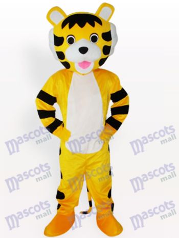 Kleiner Tiger Kurzes Plüsch Maskottchen Kostüm für Erwachsene