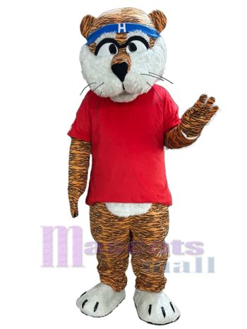Tiger maskottchen kostüm