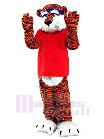 Tiger maskottchen kostüm
