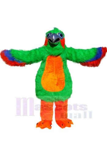 Papagei maskottchen kostüm