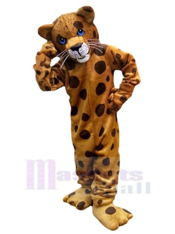 Leopard maskottchen kostüm