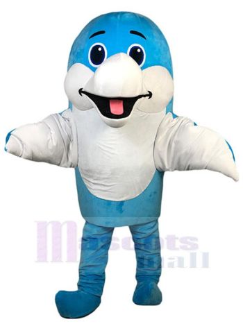 Delfin maskottchen kostüm