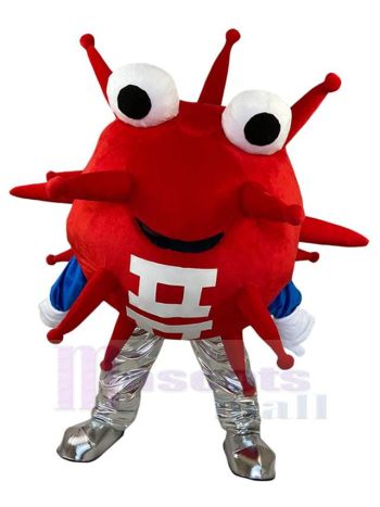 Virus maskottchen kostüm