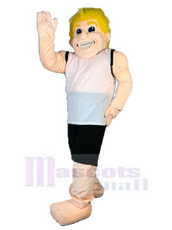 Mann maskottchen kostüm