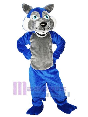 Wolf maskottchen kostüm