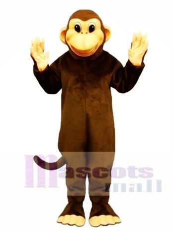 Nettes schelmisches Affe Maskottchen Kostüm Tier