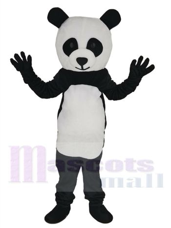 Panda maskottchen kostüm